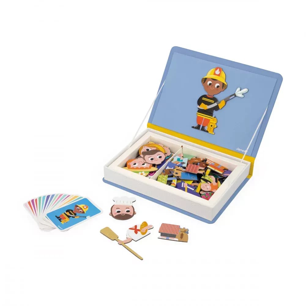 Janod Magneti'Book Jobb Magnetset 48 st