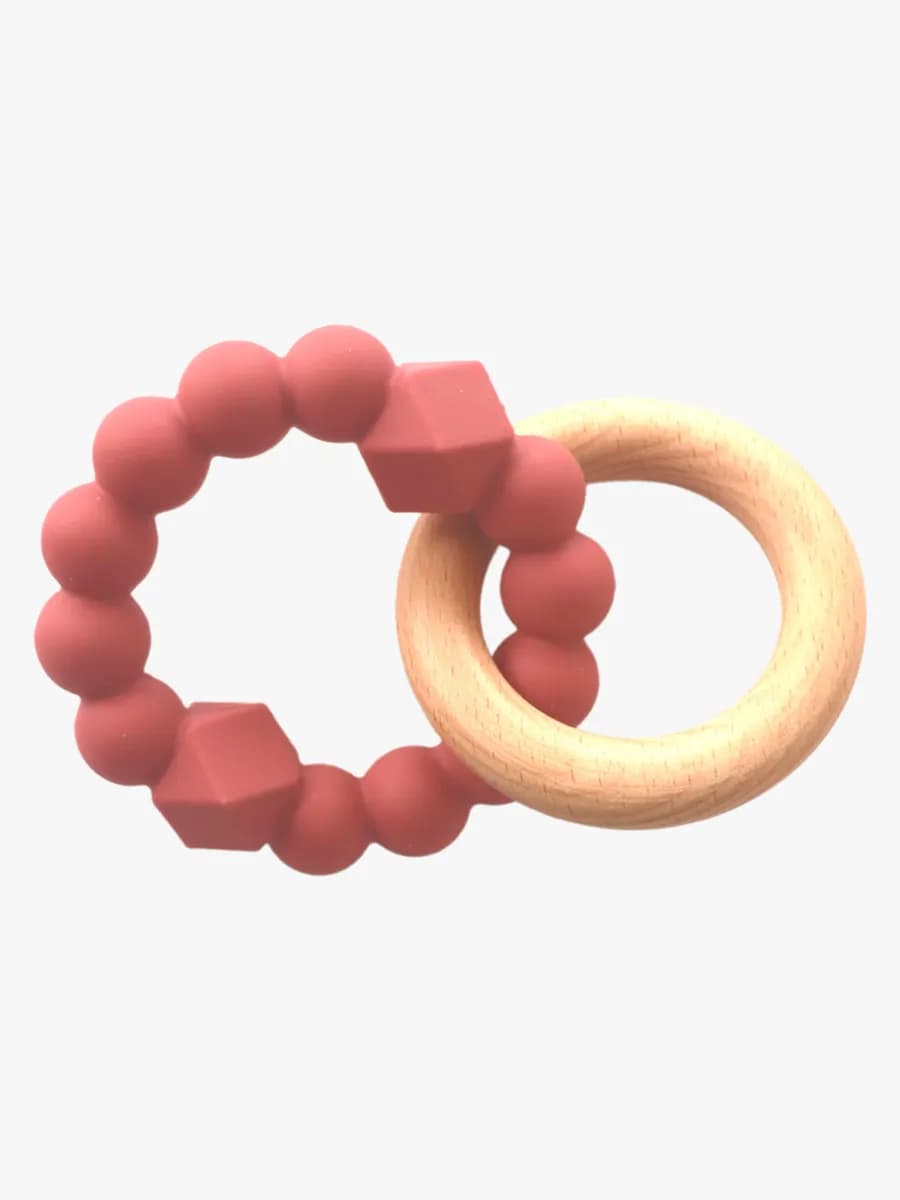 Jellystone Designs Moon Bitring, Dusty Pink