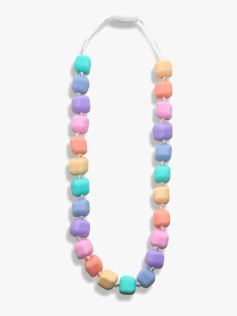 Jellystone Designs Prinsessan Och Ärtan Tugghalsband Medium Regnbåge, Pastell