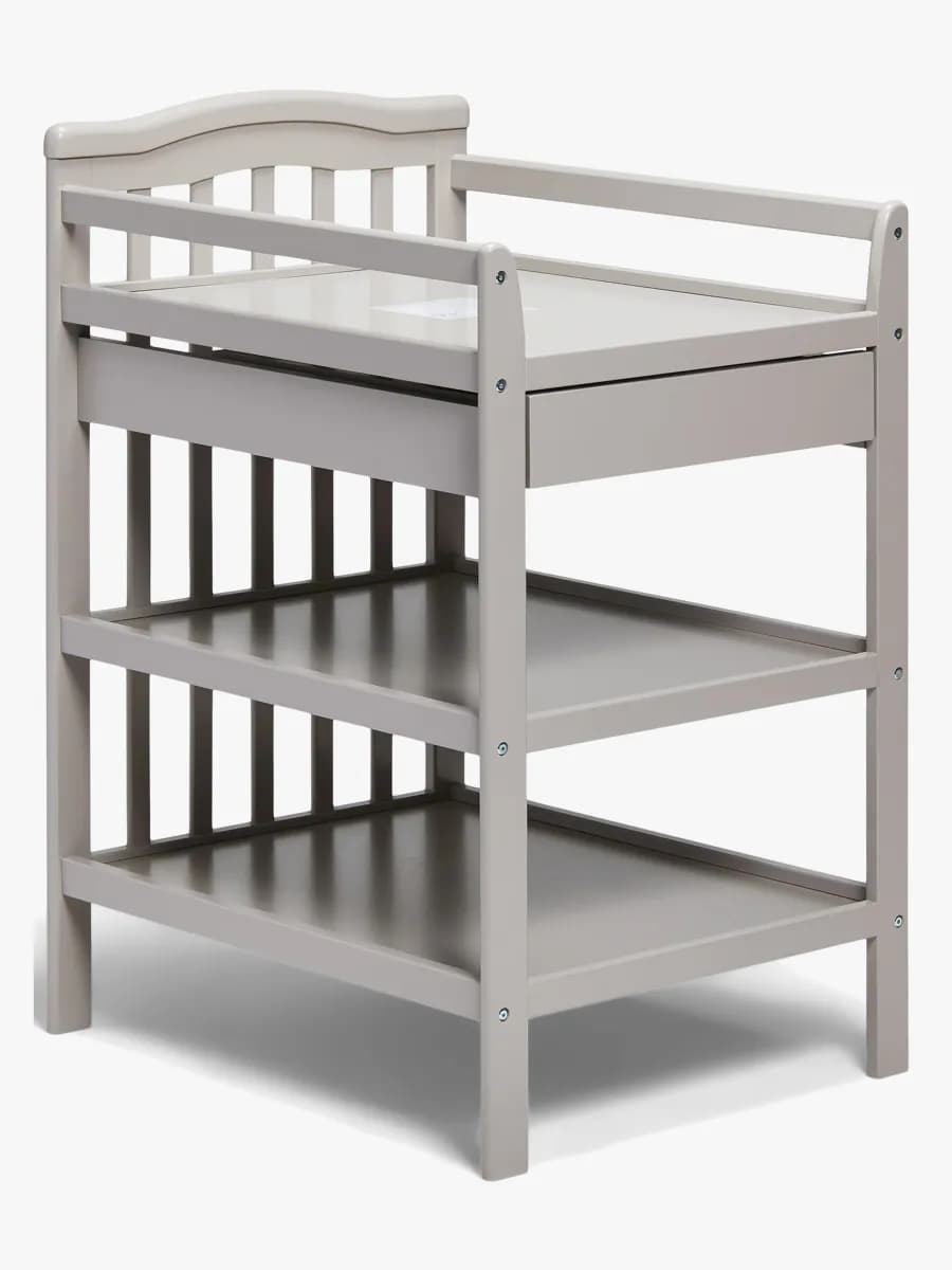 JLY Dream Skötbord m Förvaring, Warm Grey