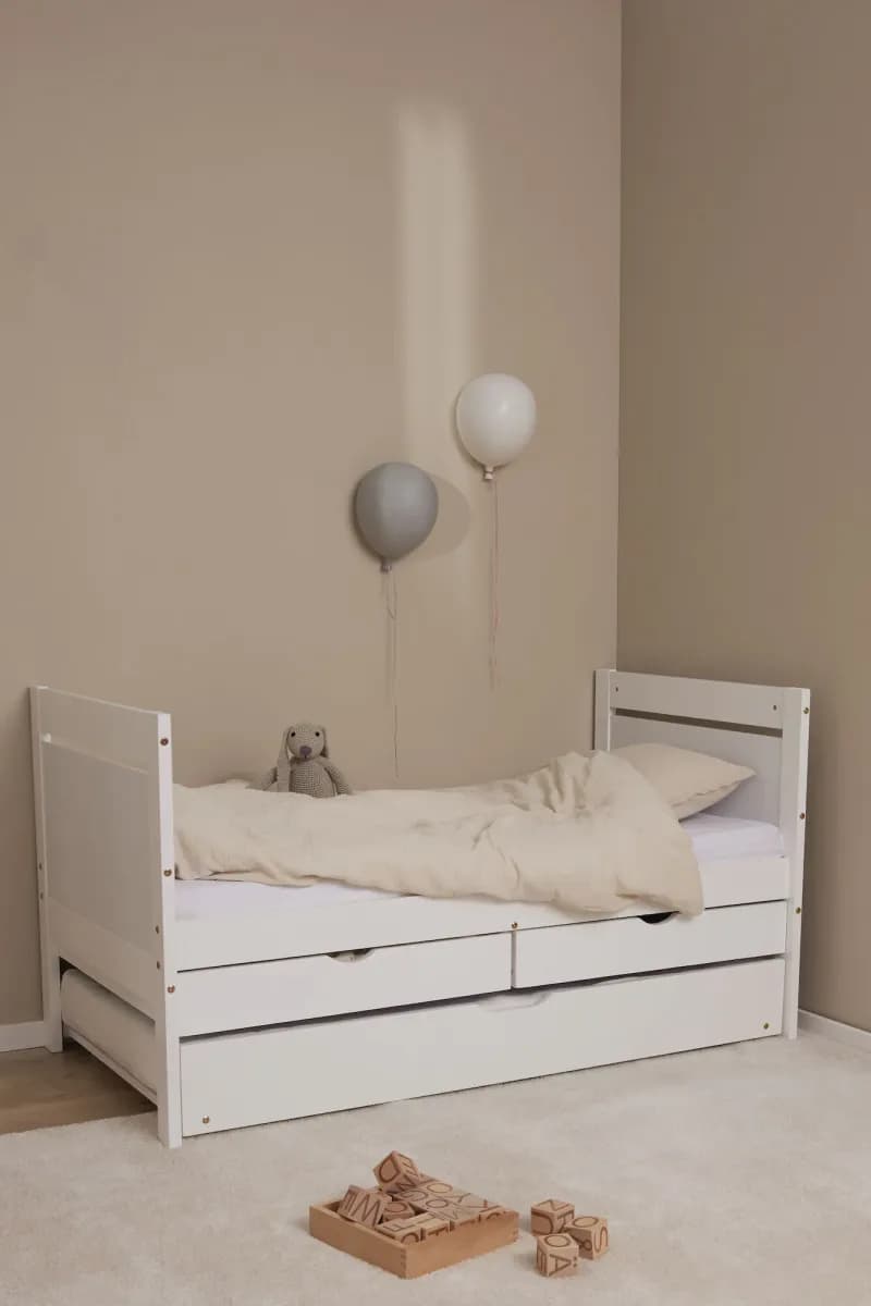 JLY JULIA Juniorsäng 70x140, Vit, Barnsäng, Juniorsäng
