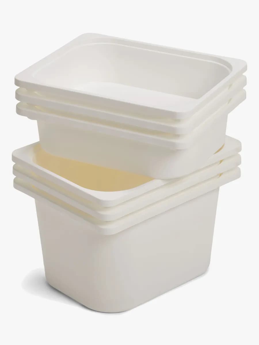 JLY Lådor Två 3-Pack, Vit