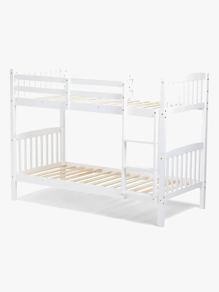 JLY OLIVIA Våningsäng 90x190, Vit, Barnsäng, Juniorsäng