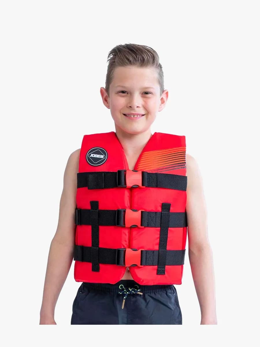 JOBE Flytväst Nylon Junior, Röd