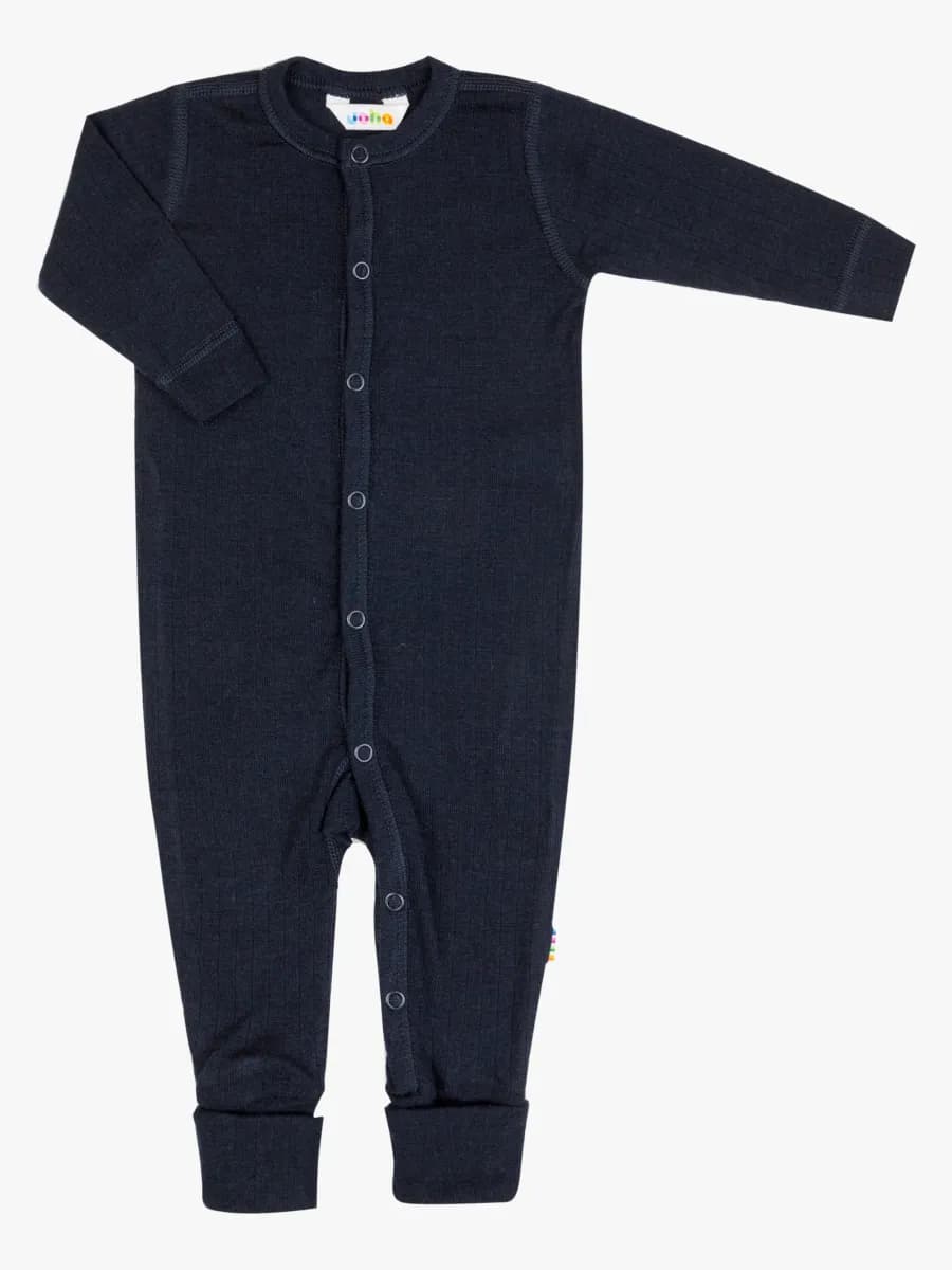 Joha Pyjamas Merinoull, Navy, 100