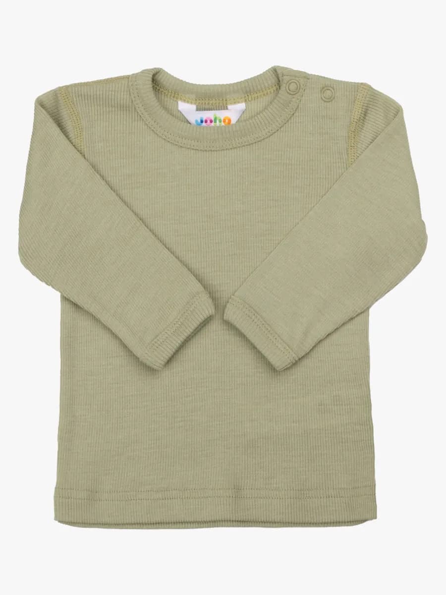 Joha Tröja Merinoull, Green, 90