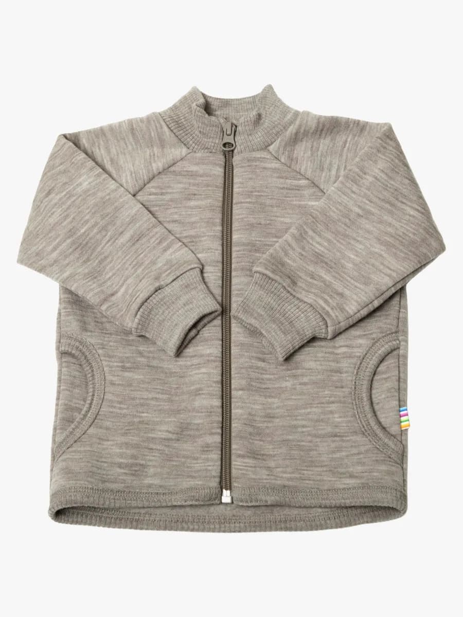 Joha Tröja Zip Merinoull, Sesame Mel, 150 - Bäst i test