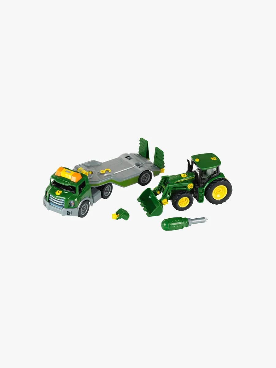 John Deere 6215R Traktor med Transportvagn 1:24