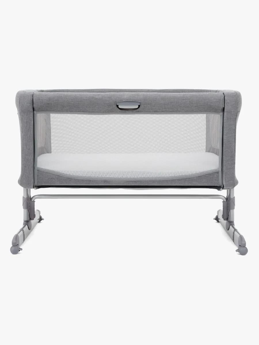 Joie Roomie Bedside Crib, Gray Flannel