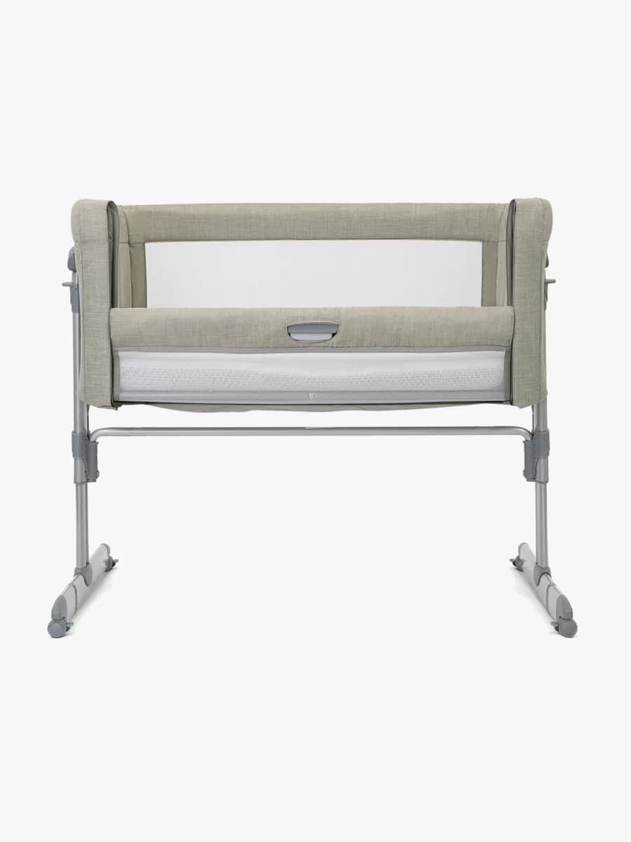 Joie Roomie Glide Bedside Crib och Resesäng, Almond