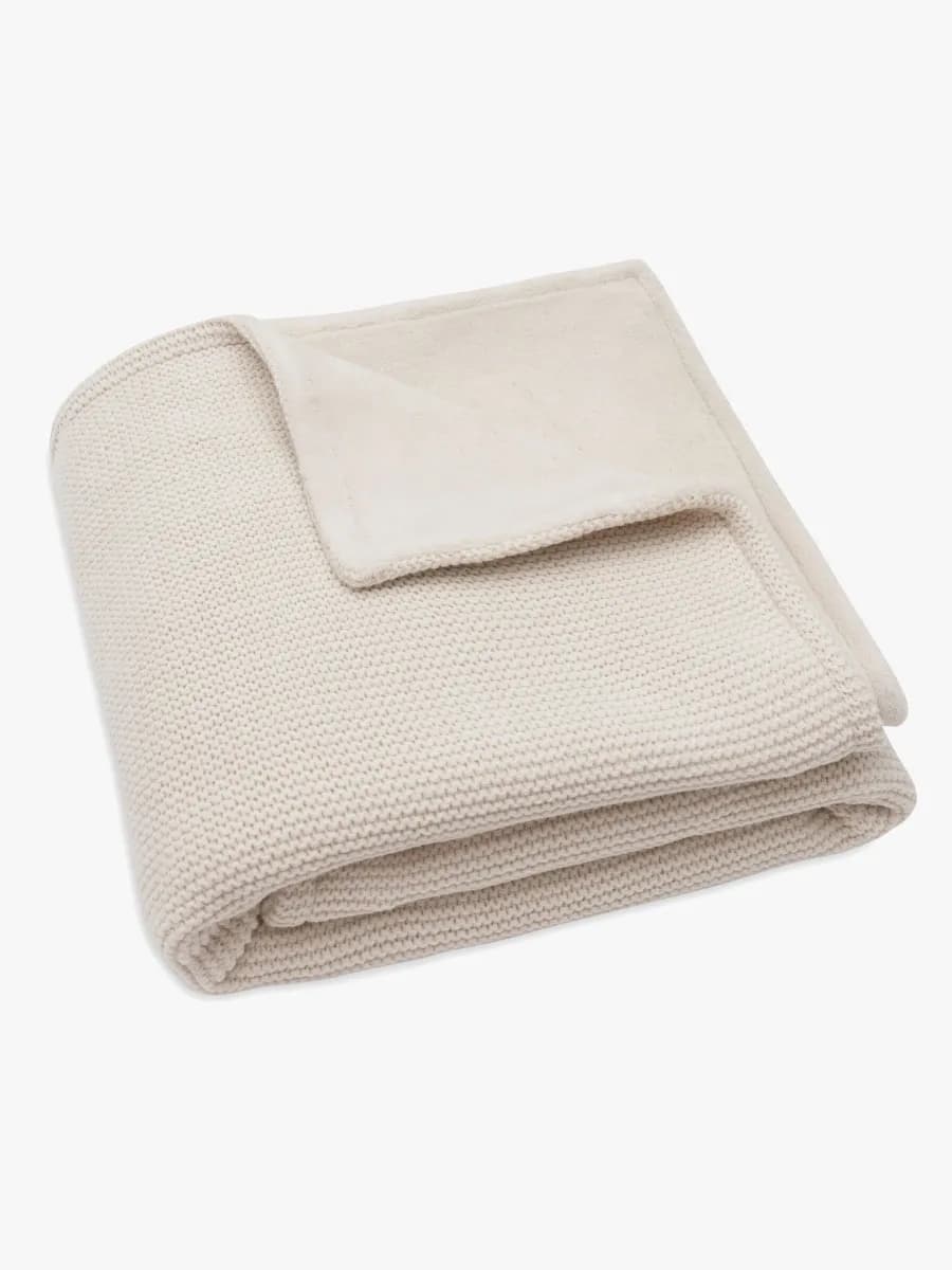 Jollein Filt 75x100 cm Basic Knit/Velvet, Oatmeal