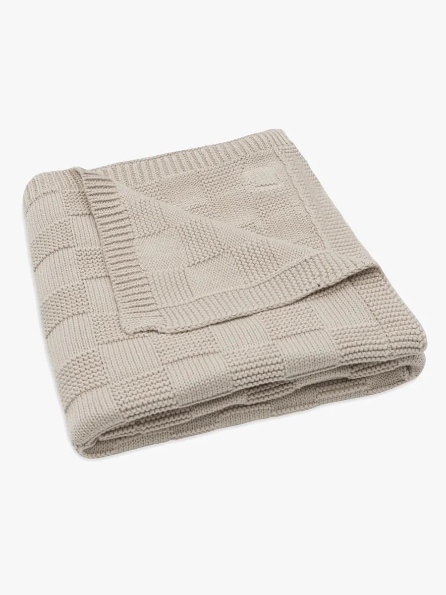 Jollein Filt 75x100 cm Box Knit, Warm Sand