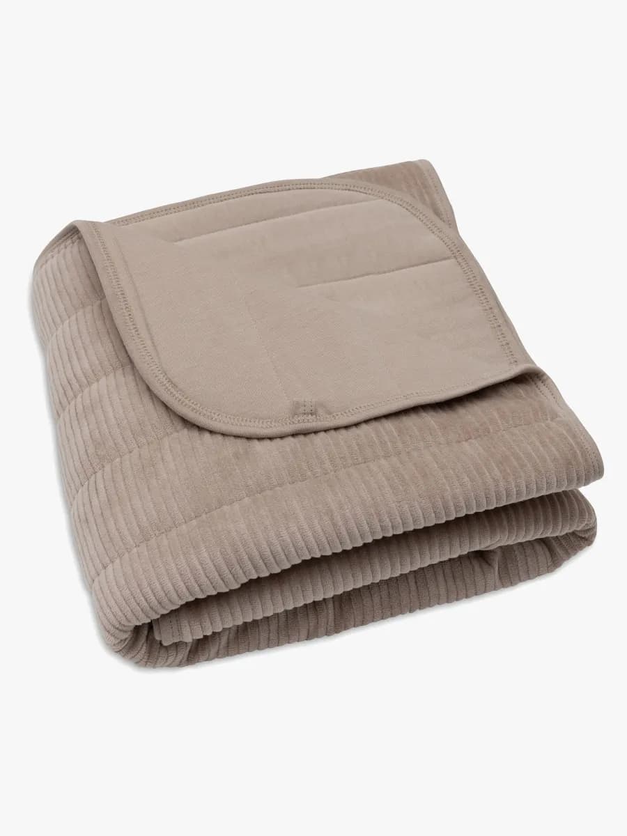 Jollein Filt 75x100 cm Velvet Rib, Milky Coffee