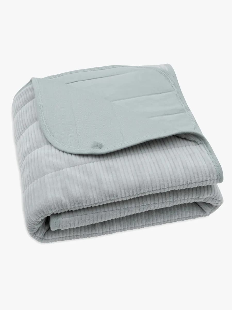 Jollein Filt 75x100 cm Velvet Rib, Sea Green