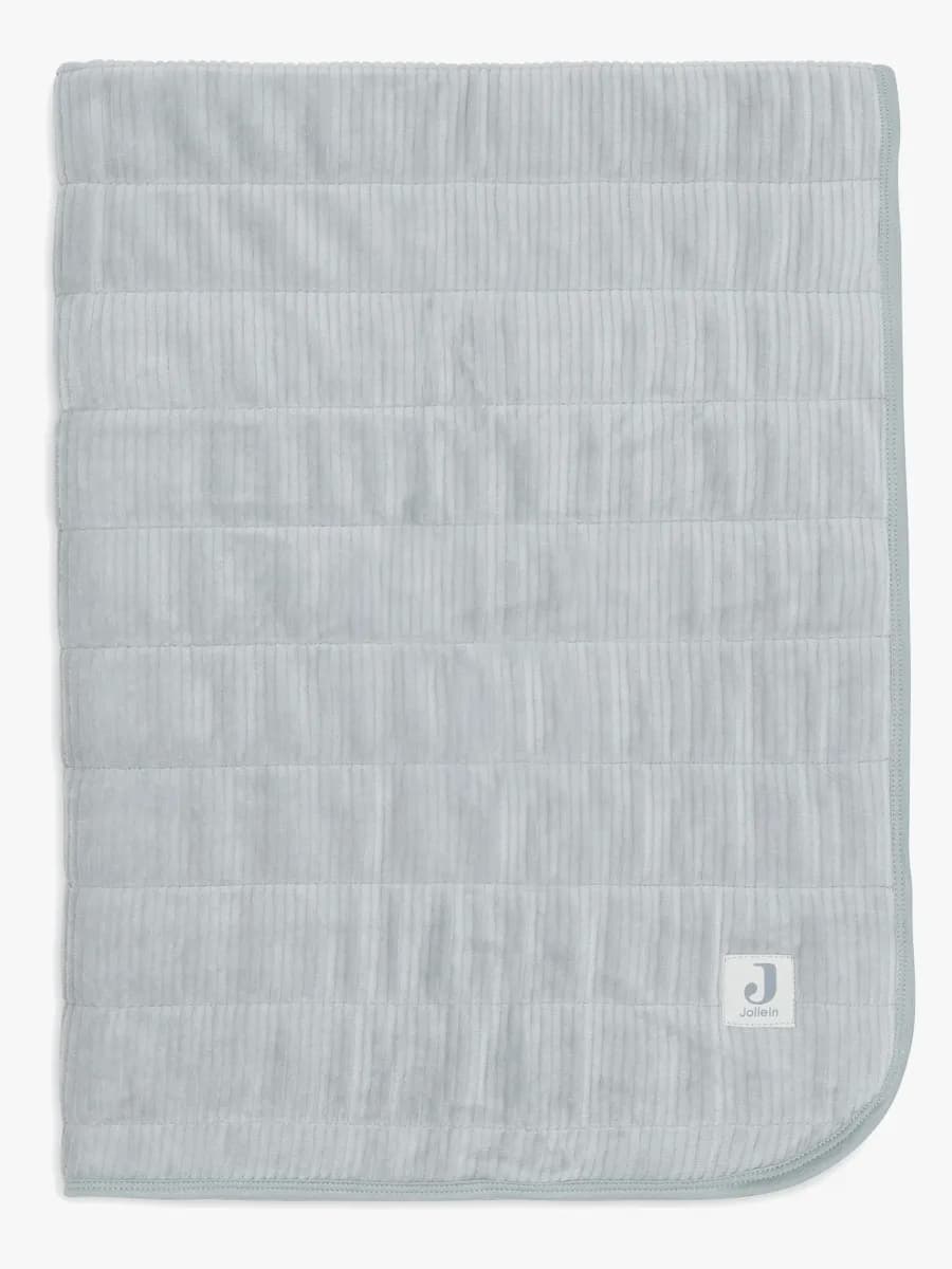 Jollein Filt 75x100 cm Velvet Rib, Sea Green