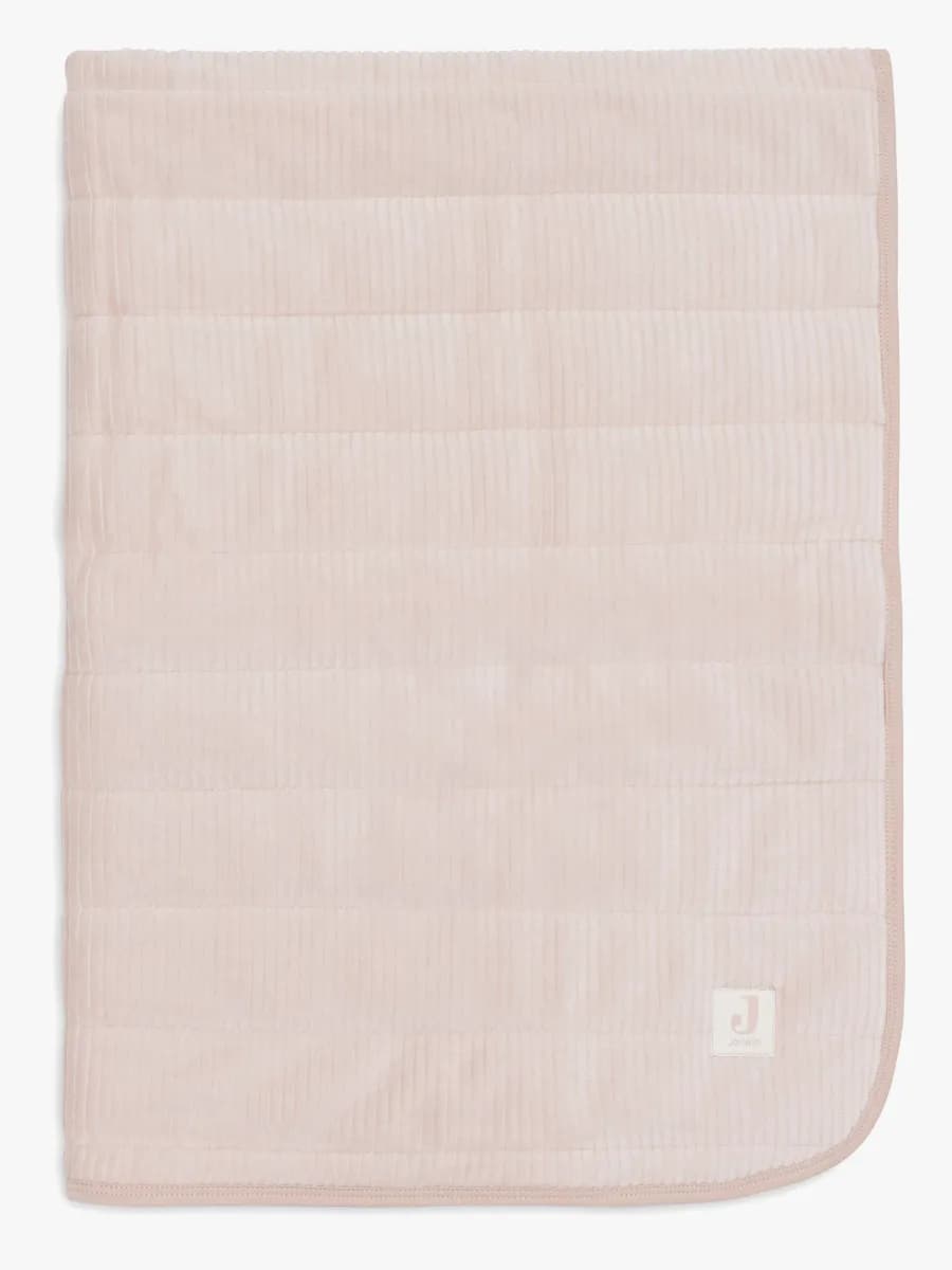 Jollein Filt 75x100 cm Velvet Rib, Wild Rose