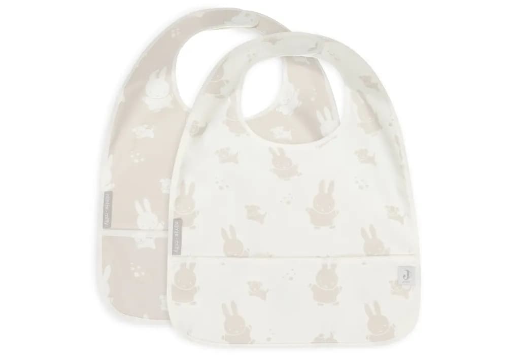 Jollein Haklapp Miffy och Snuffy 2-pack (Nougat)