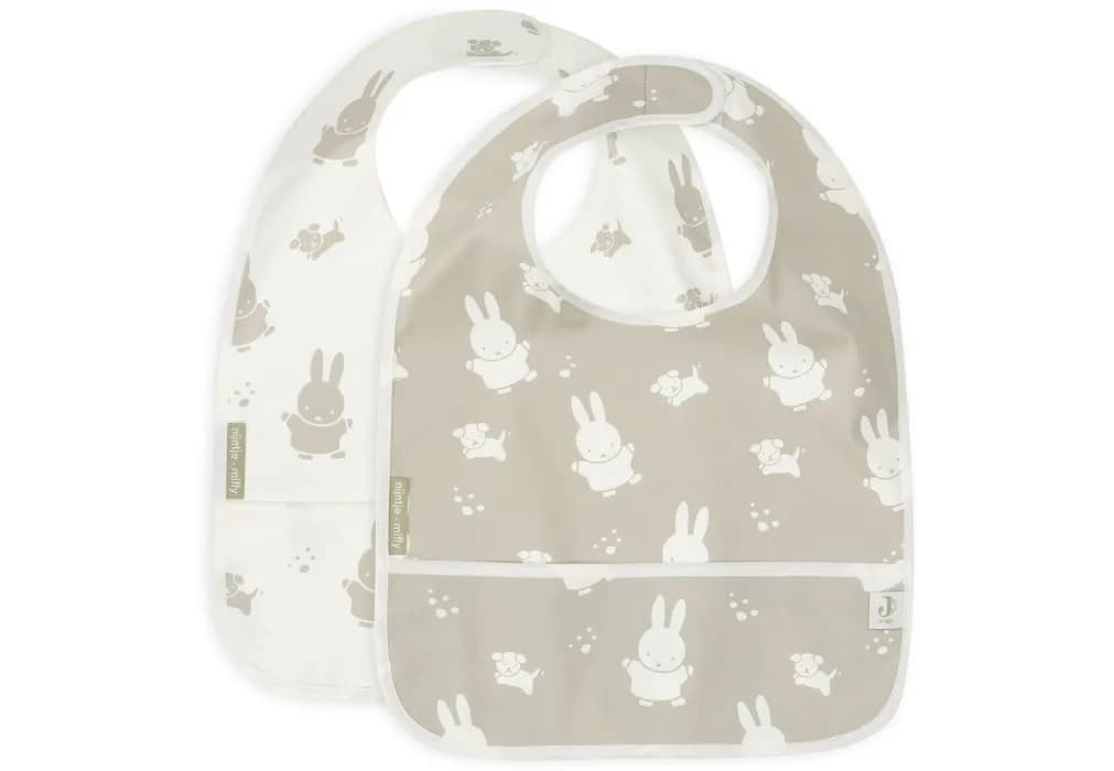 Jollein Haklapp Miffy och Snuffy 2-pack (Olive Green)