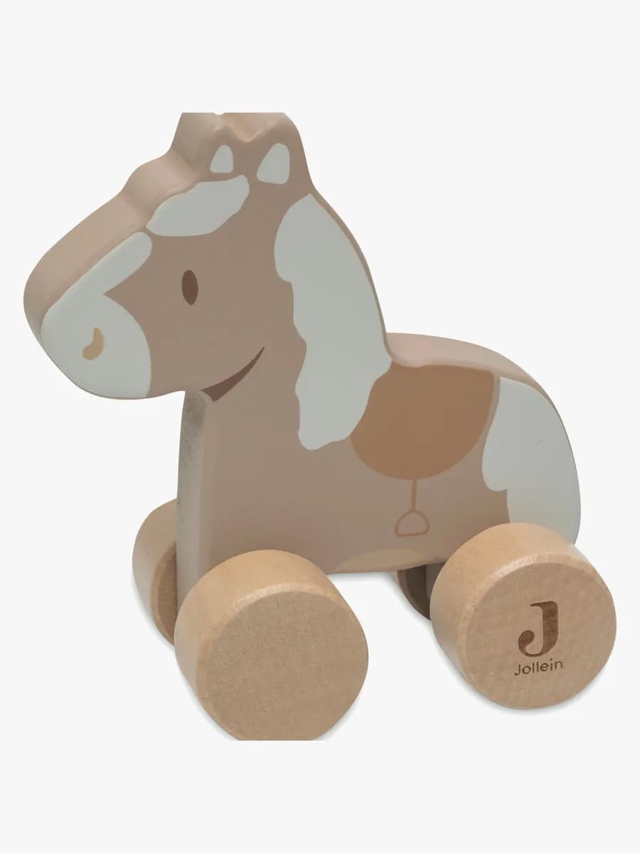 Jollein Häst På Hjul Nostalgic Ride Träleksak