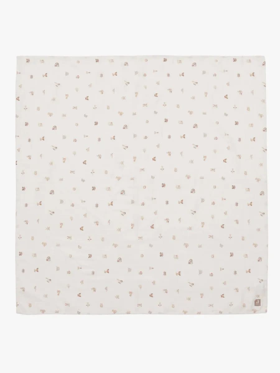 Jollein Muslinfilt 115x115 cm 2-Pack, Animal Friends