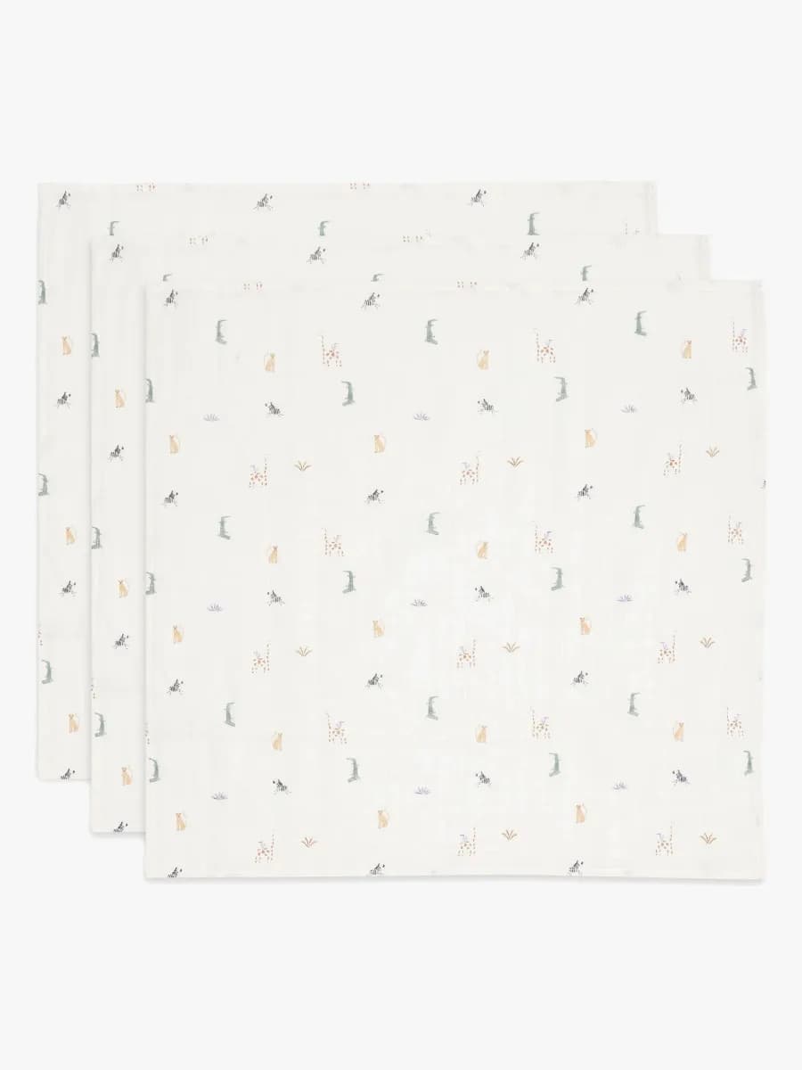 Jollein Muslinfilt 3-Pack, Jungle Jambo