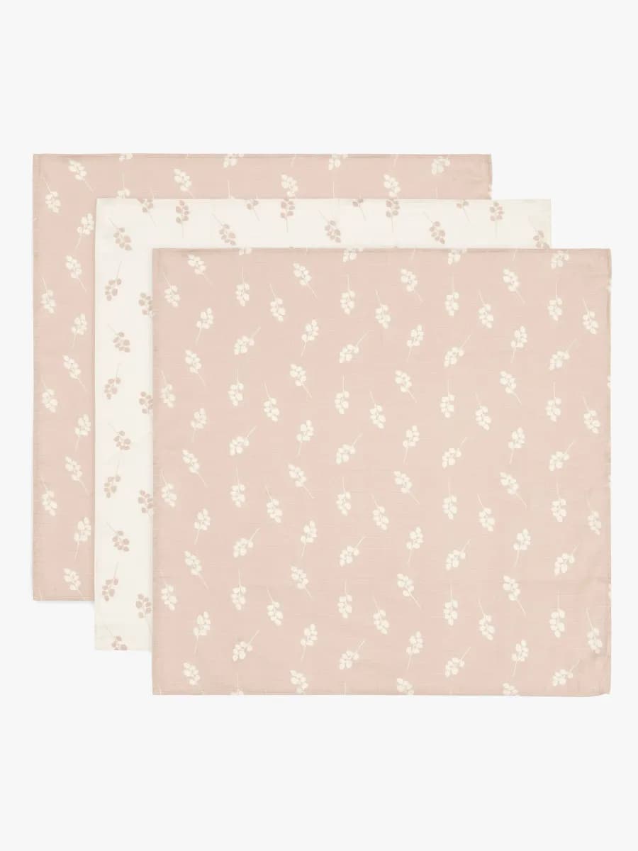 Jollein Muslinfilt 3-Pack, Twig Wild Rose
