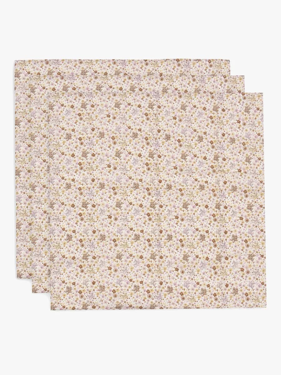 Jollein Muslinfilt 70x70 cm 3-Pack, Flower Fairies