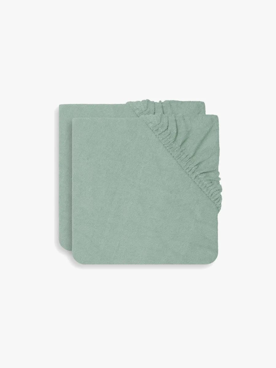 Jollein Skötbäddsöverdrag 50x70 Cm 2-Pack, Ash Green