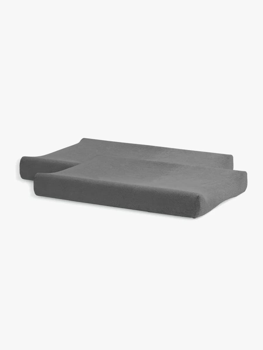 Jollein Skötbäddsöverdrag 50x70cm 2-pack, Storm Grey
