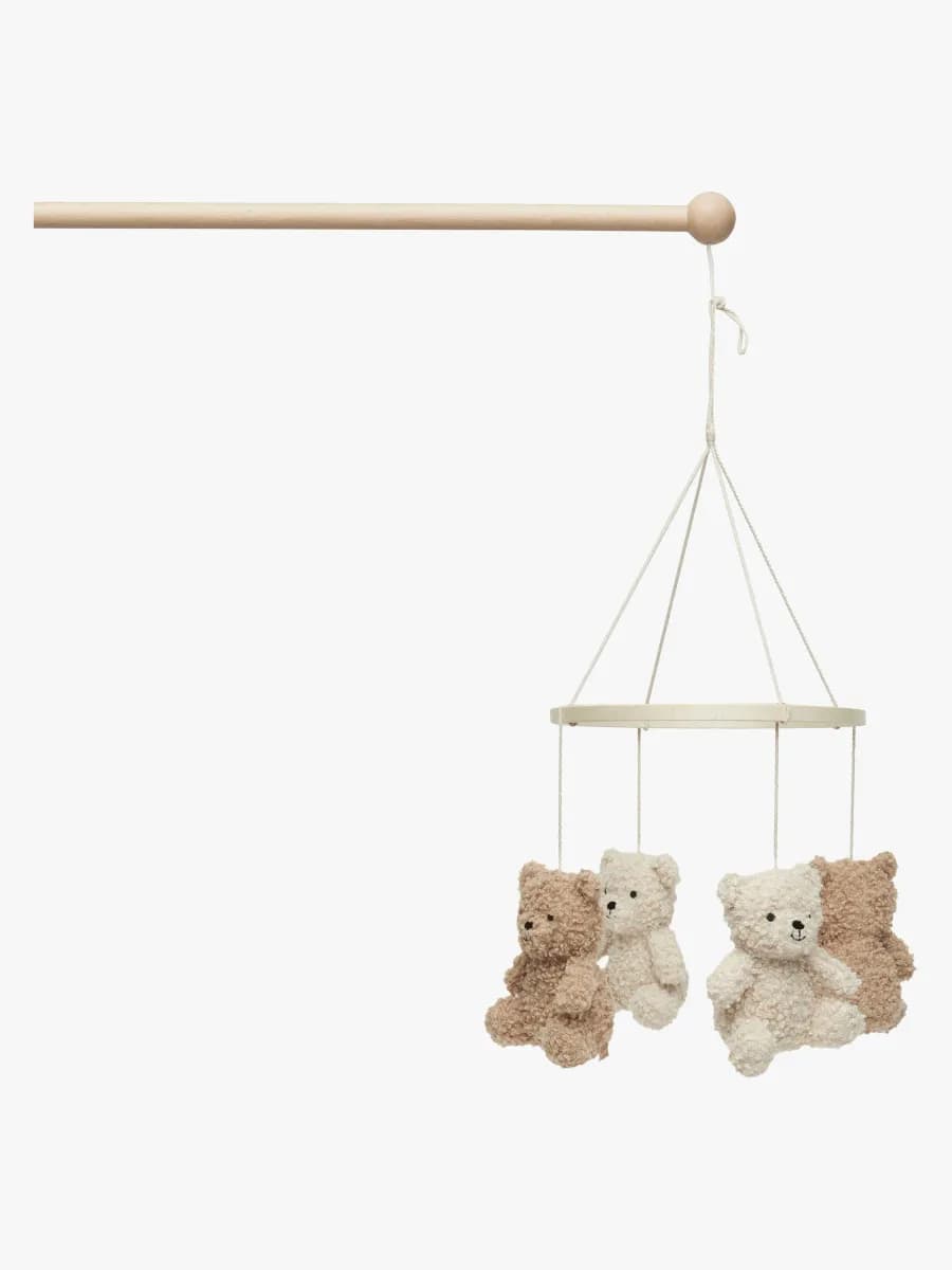 Jollein Teddy Bear Sängmobil, Natural/Biscuit