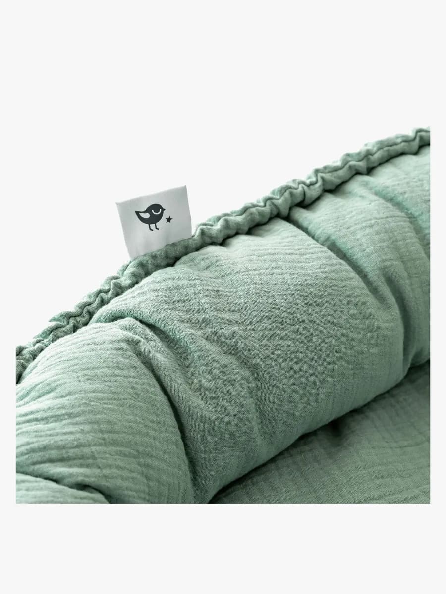 Julius Zöllner NIDO Muslin Babynest, Green