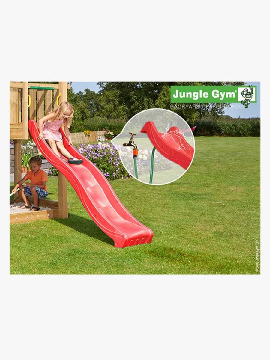 Jungle Gym Rutschkana 2,2 m, Röd