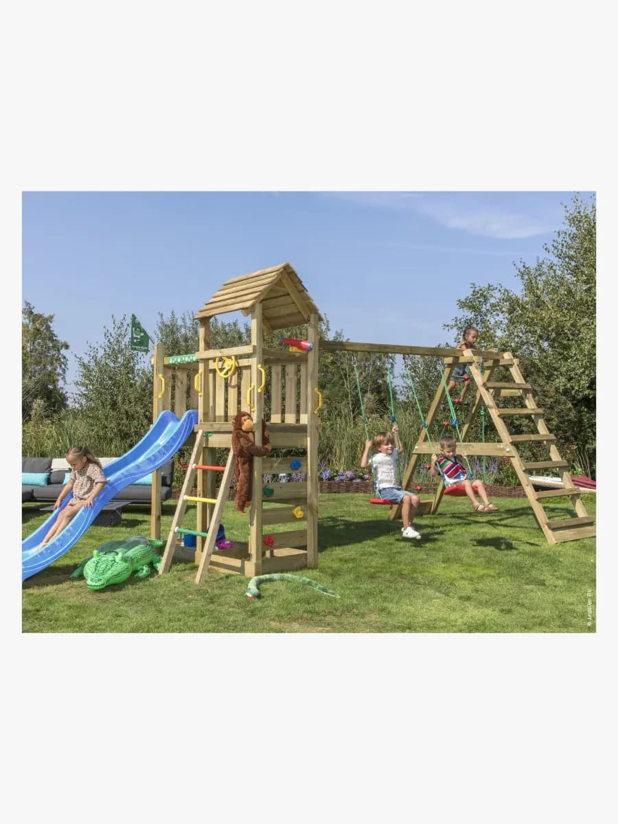 Jungle Gym Safari Lekställning Med Klätterställning