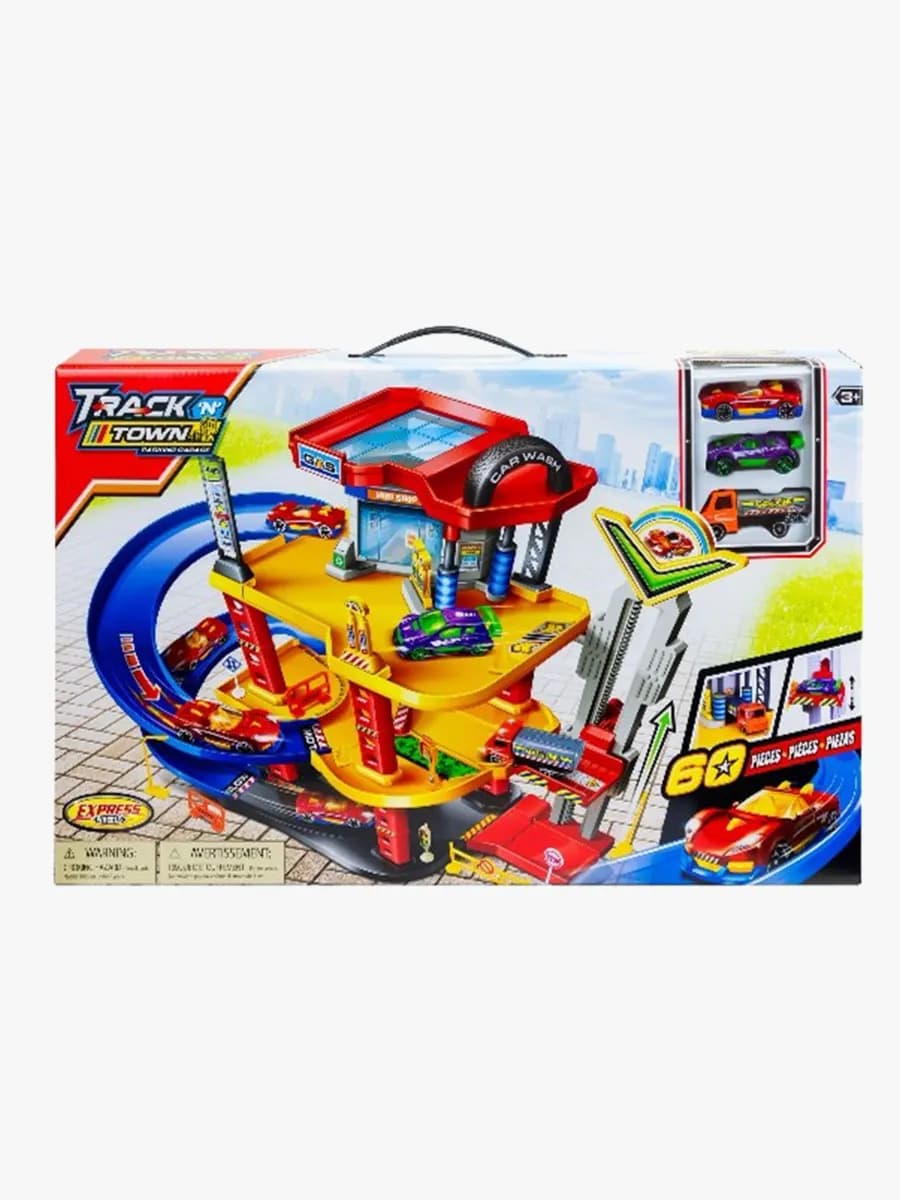 Junior Driver Gas Station Bilbana med 3 Bilar