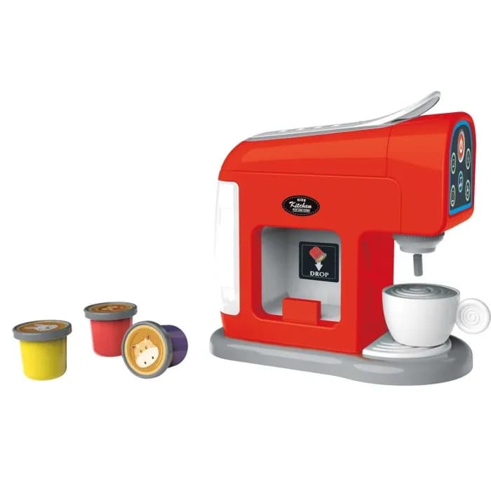 Kaffemaskin med kapslar (Röd)