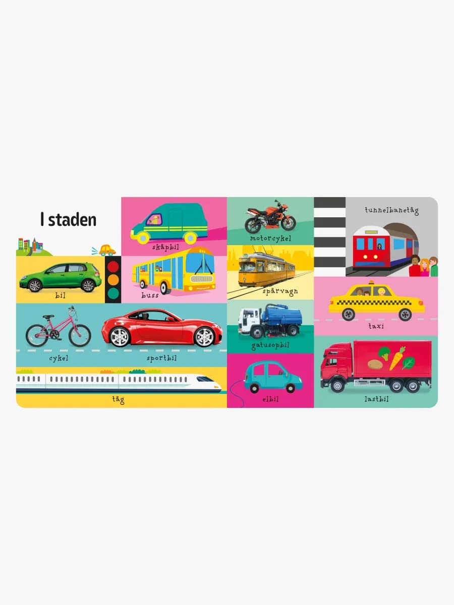 Kärnan 100 Fantastiska Fordon Pekbok