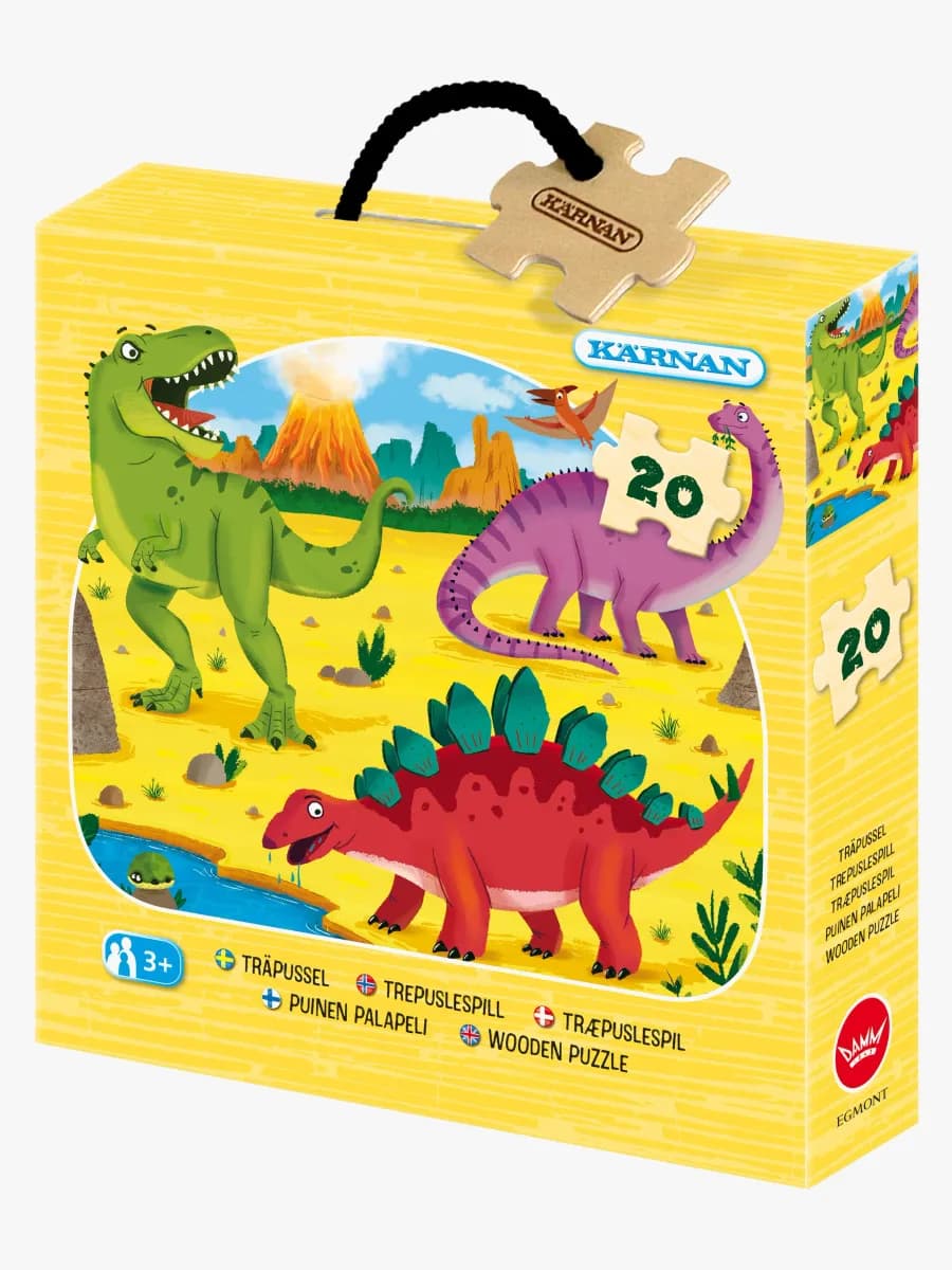 Kärnan Askpussel Dinosaurier 20 Bitar