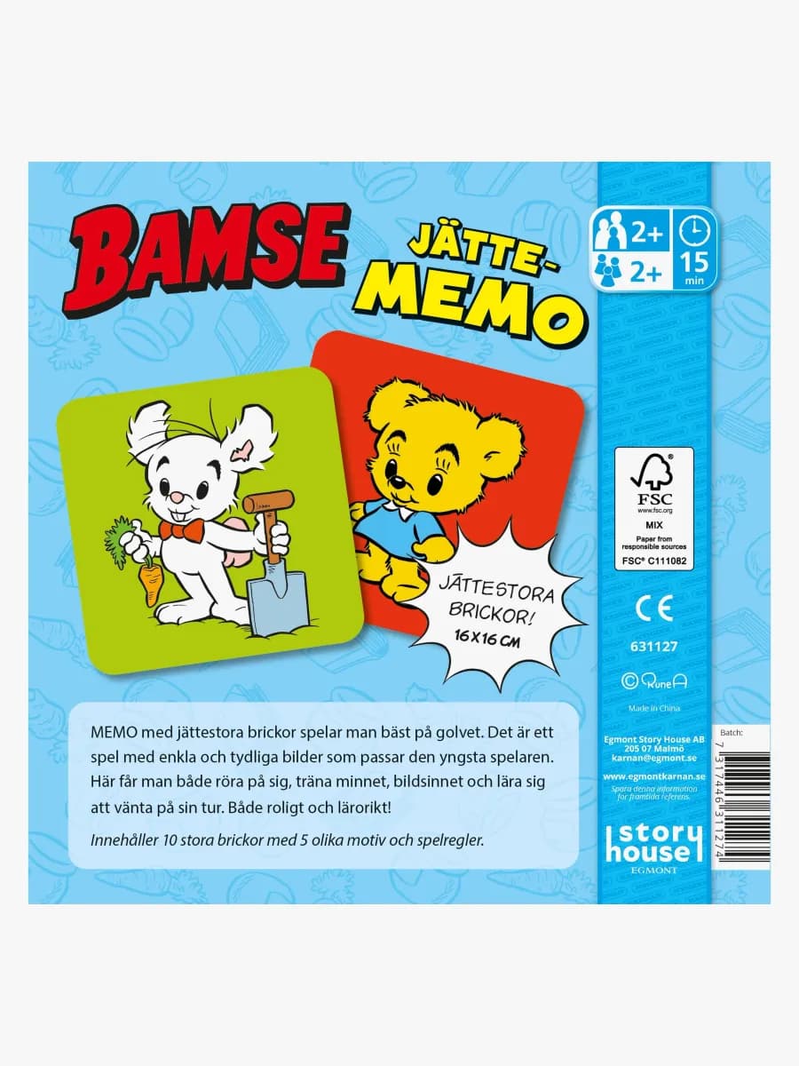 Kärnan Bamse Jättememo