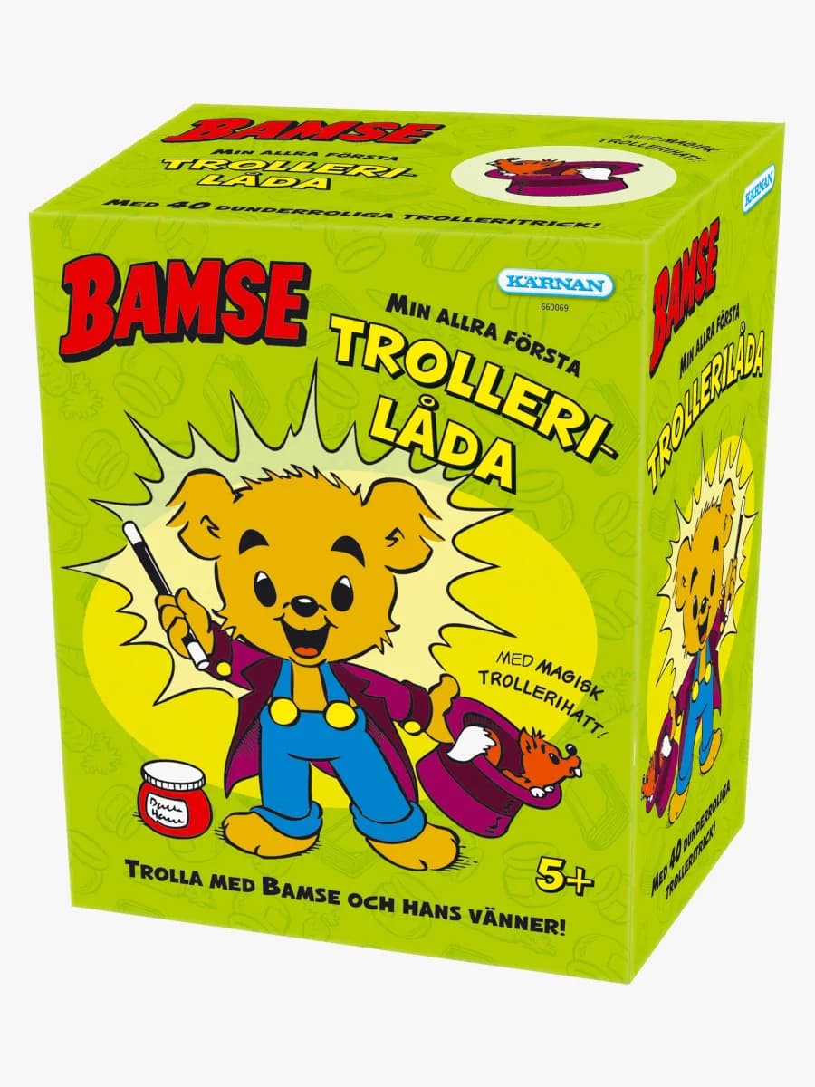 Bamse Trollerilåda med hatt