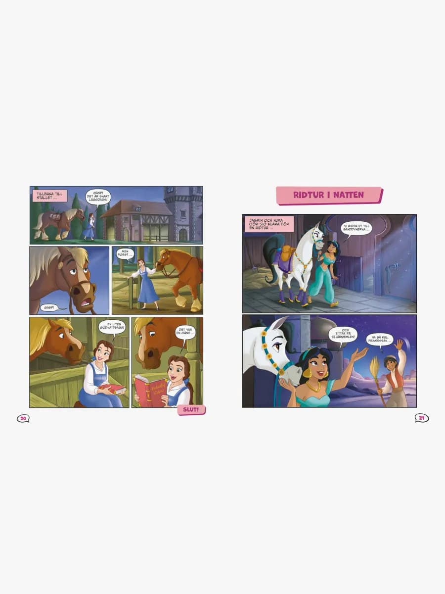 Kärnan Börja Läsa Serier Disney Prinssesor- De Spännade Ridäventyren