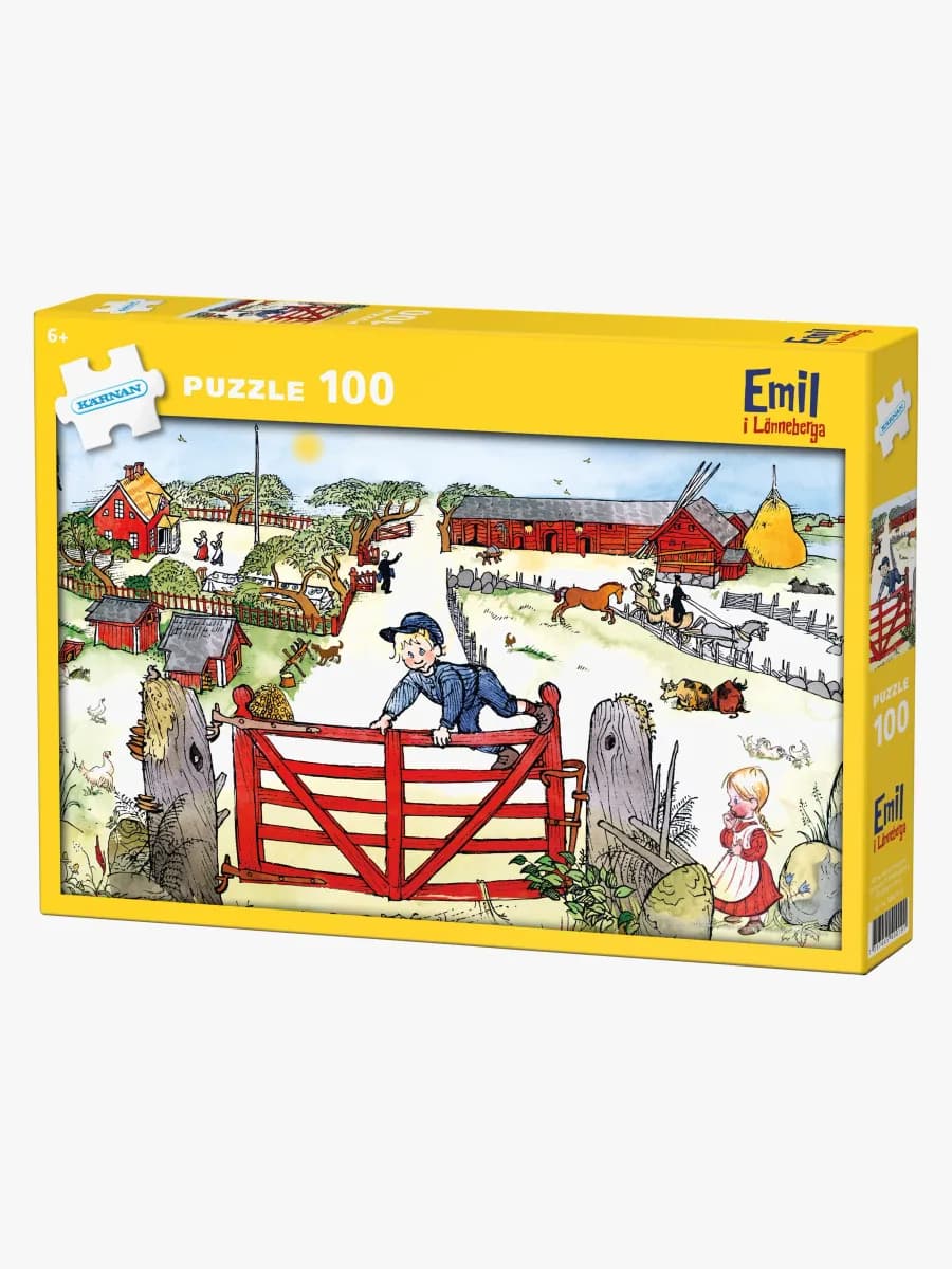 Kärnan Emil I Lönneberga Pussel 100 Bitar