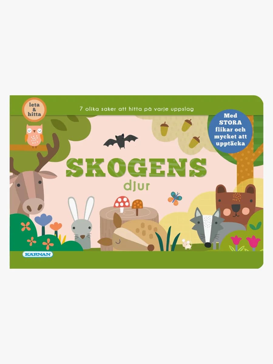 Kärnan Flikbok: Skogens djur Pekbok