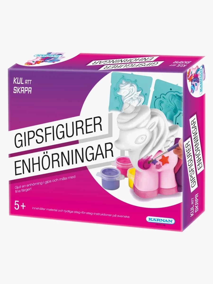 Kärnan Gipsfigurer Enhörning