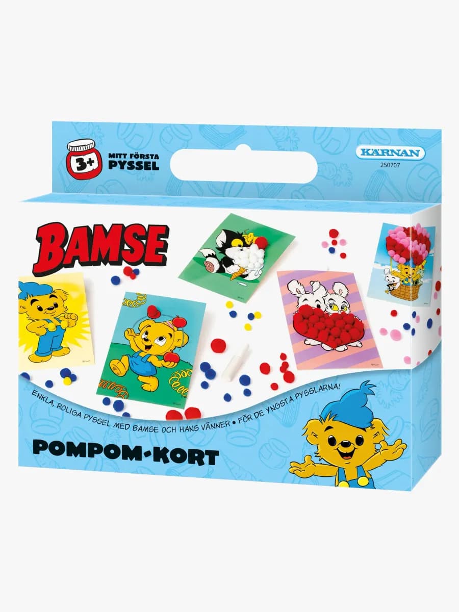 Kärnan Kul Att Skapa Bamse Pompompyssel Pysselset