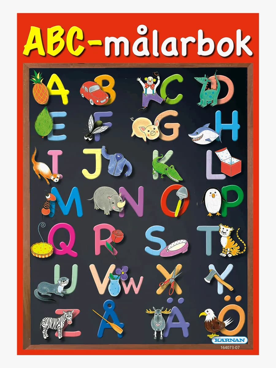 Kärnan Målarbok ABC