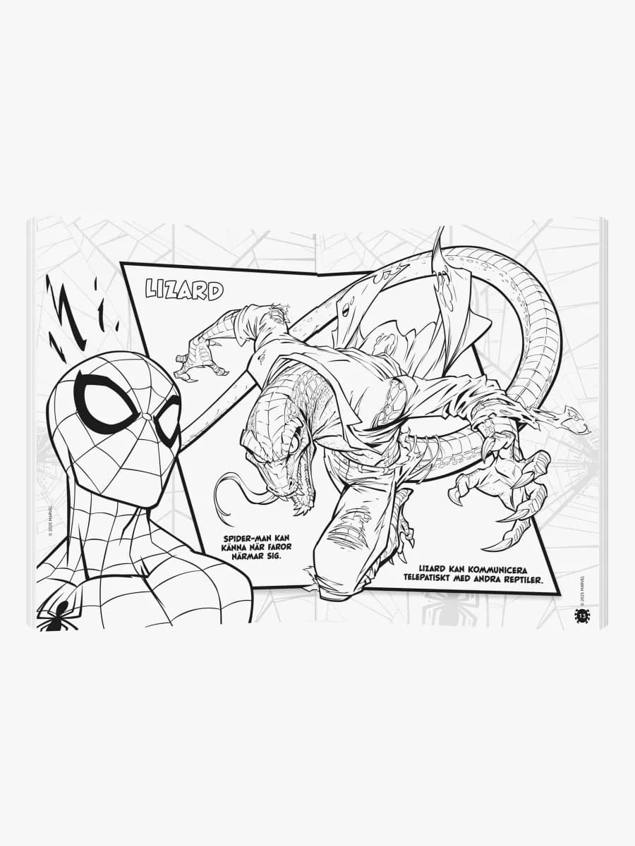 Kärnan Marvel Spiderman Målarbok