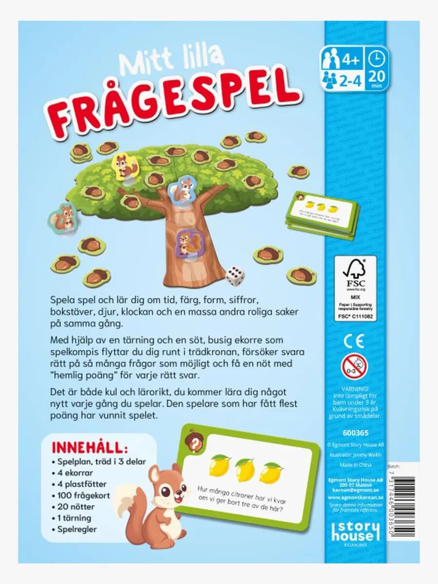 Kärnan Mitt Lilla Frågespel Spel