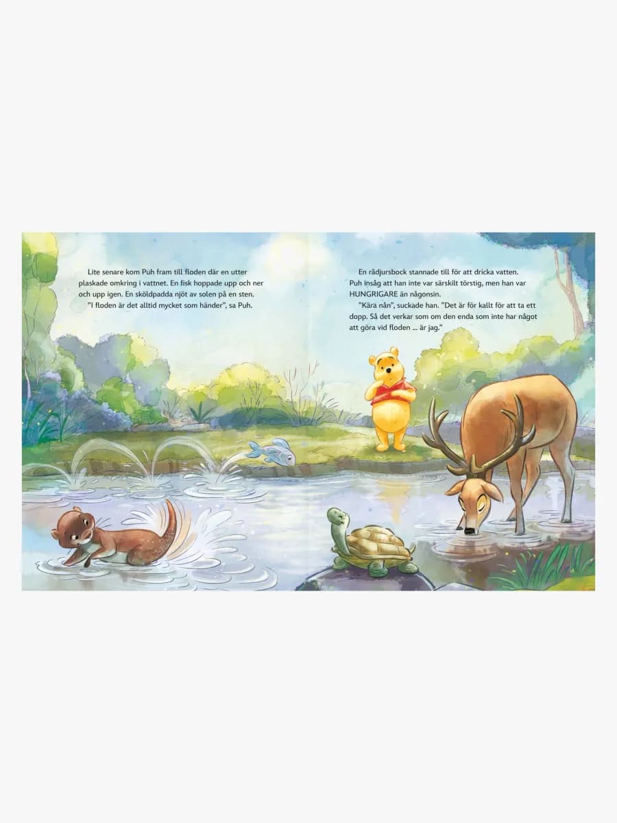 Kärnan Nalle Phu Vänner i skogen Bok