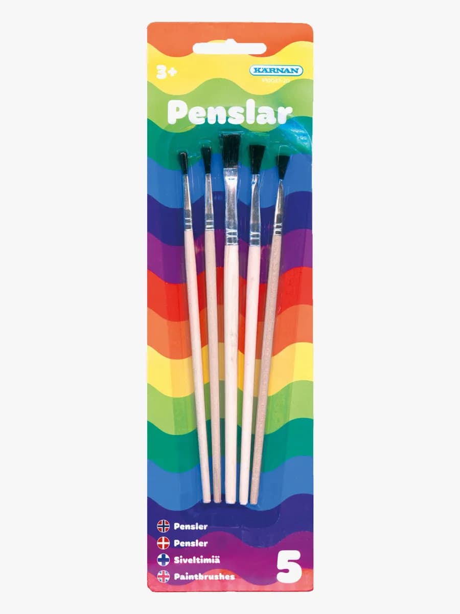 Kärnan Penslar 5 st