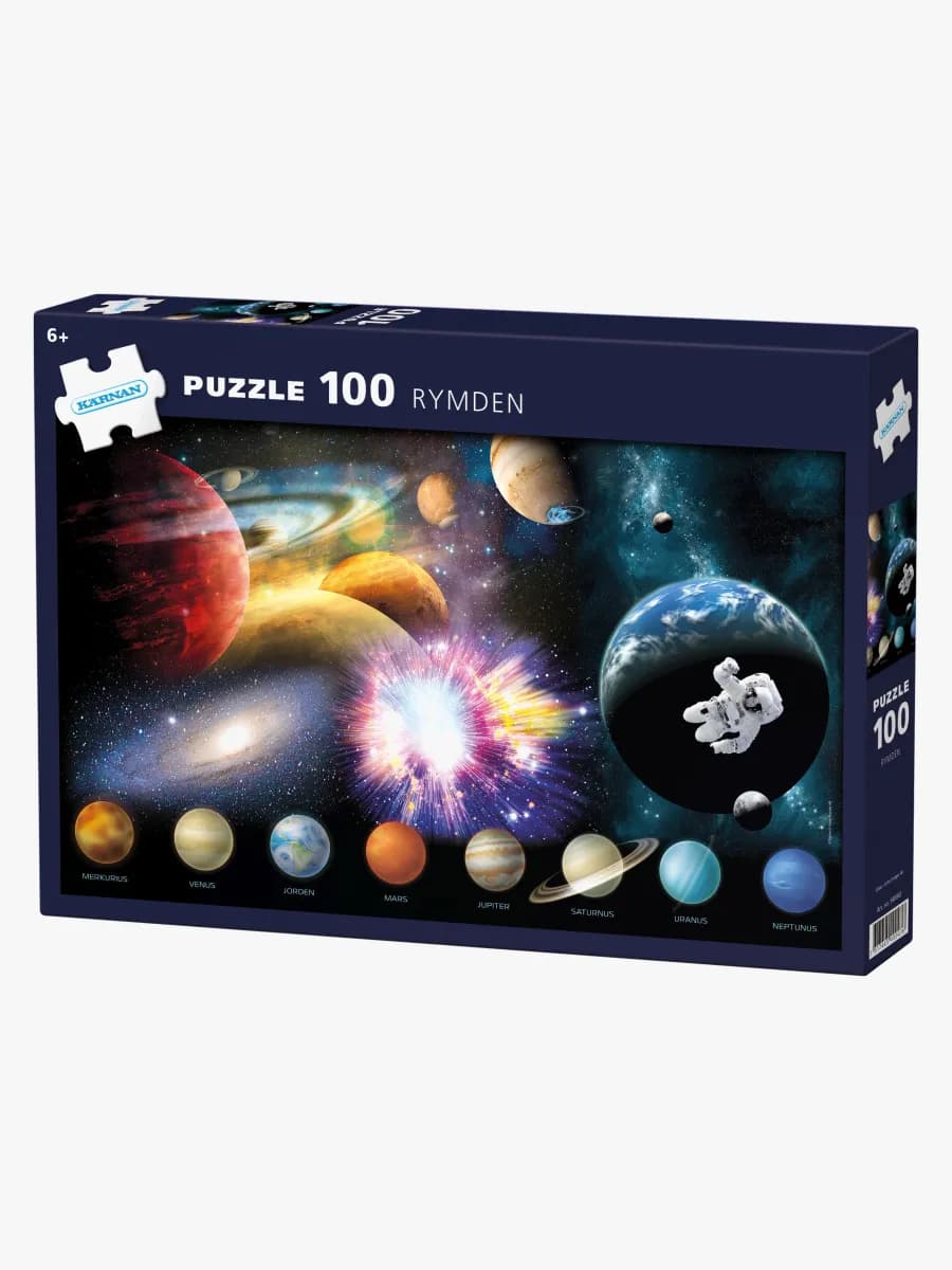 Kärnan Pussel Rymden 100 Bitar